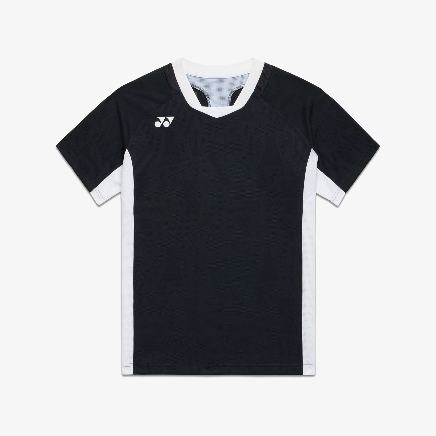 Yonex Men's Crew Neck Performance Shirt 10634 - Black - Breathable & Moisture-Wicking for Tennis, Golf & Casual Wear