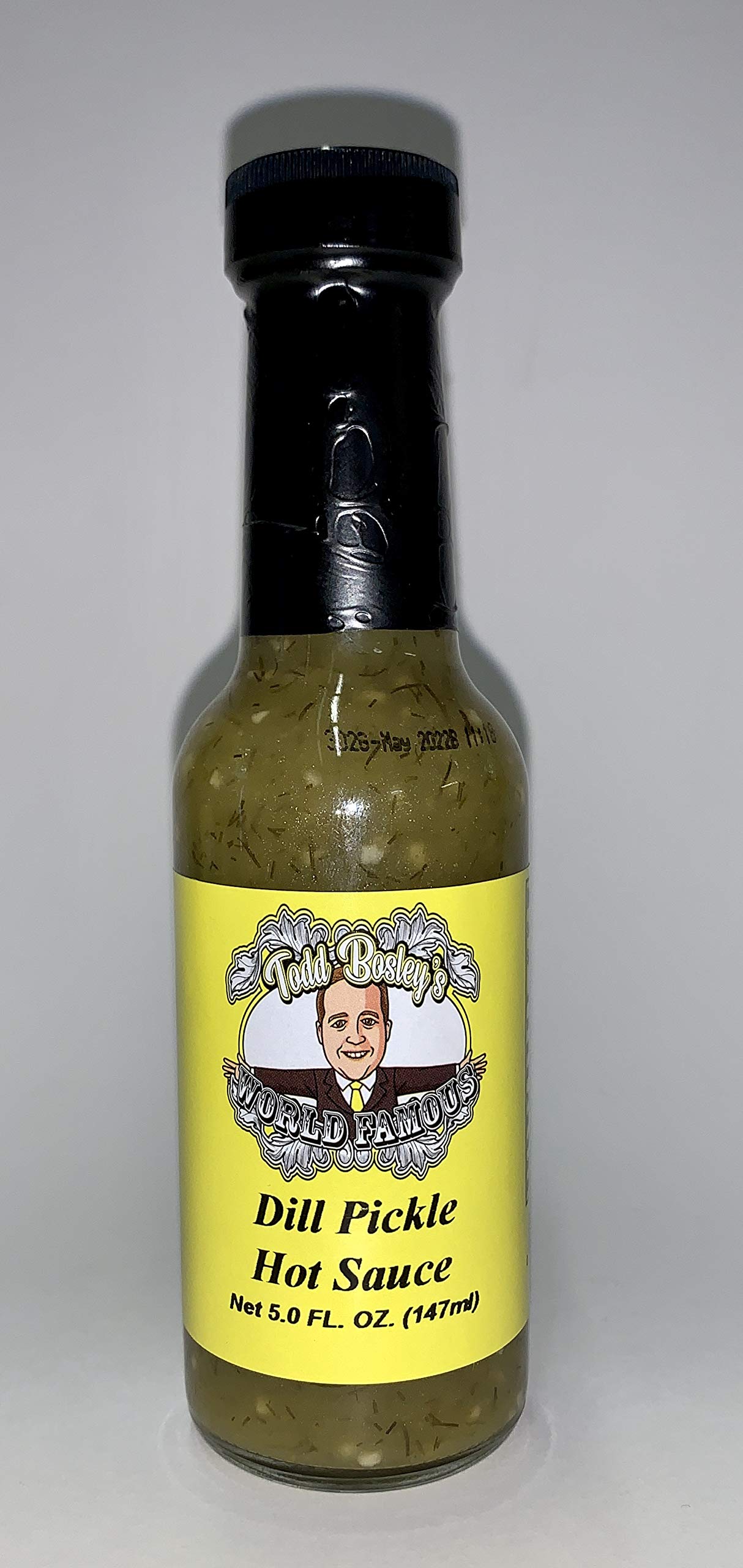 Todd Bosley's World Famous Dill Pickle Hot Sauce - Spicy Pickle Flavor, 2 Pack - Perfect for Burgers, Wings & Bloody Marys