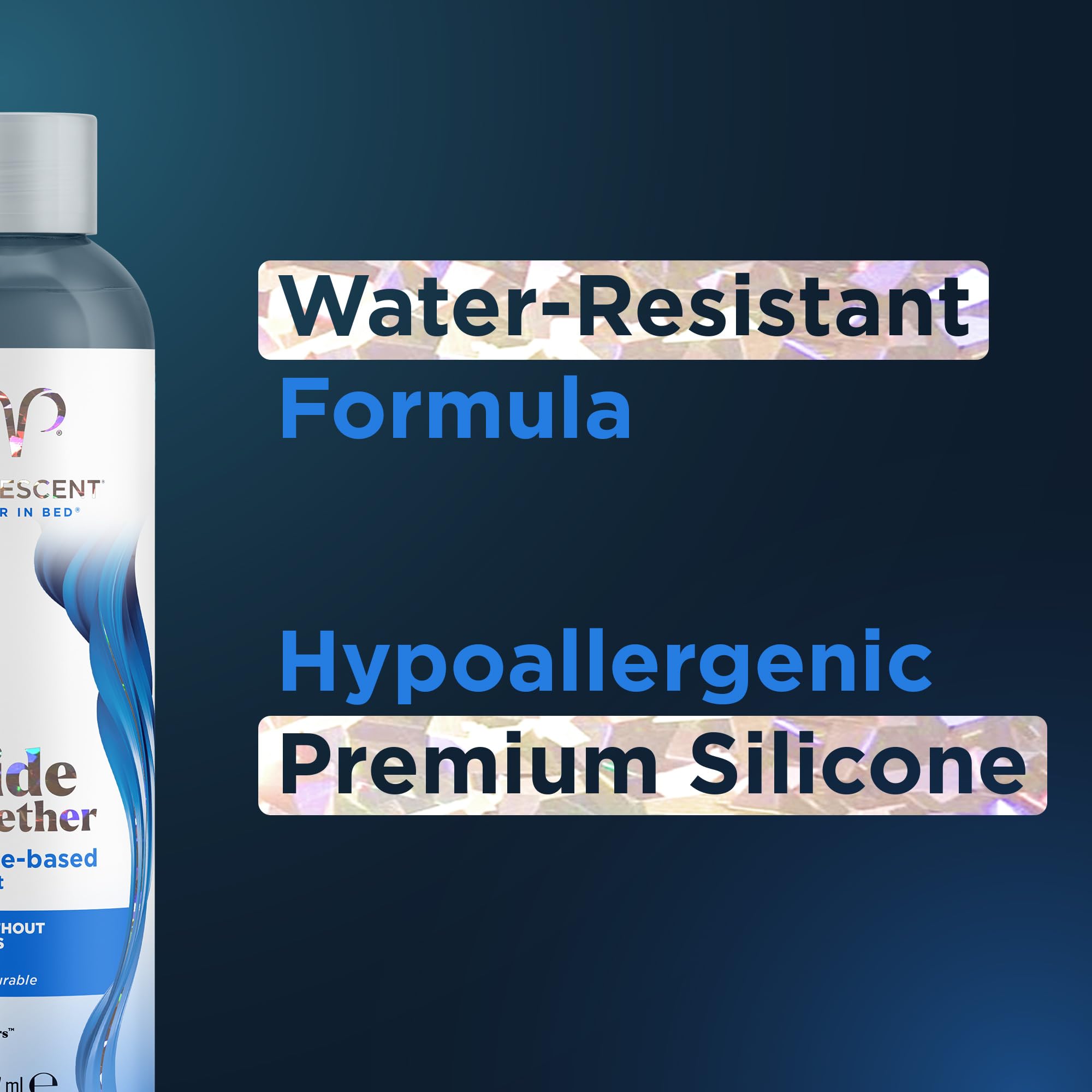 Premium Silicone Personal Lubricant for Men & Women - Long-Lasting, Non-Sticky Sex Gel for Couples, Anal & Intimate Use, Condom Safe, Paraben-Free (8 oz) - Perfect for Sensitive Skin & Enhanced Pleasure in the Bedroom