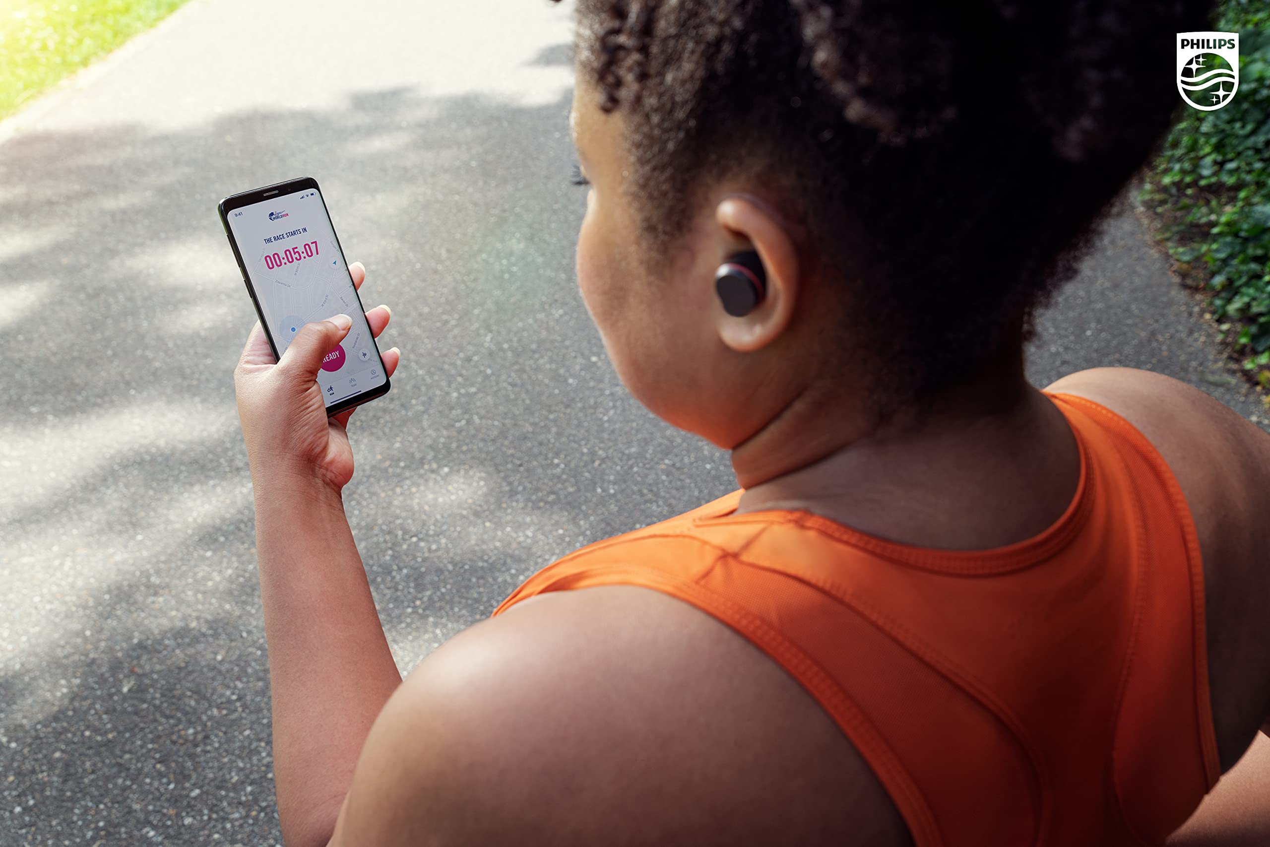 Philips GO A7507 Wireless Sports Headphones with Active Noise Cancelling (ANC), Bluetooth Multipoint & Bone Conduction Mic - Crystal Clear Calls, Sweatproof & Secure Fit for Running, Gym Workouts & Outdoor Activities - Black