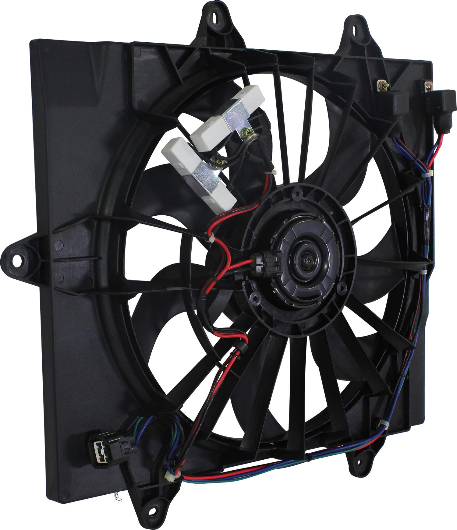 Evan Fischer Cooling Fan Assembly Compatible with 2006-2009 Chrysler PT Cruiser - CH3115156 | Replacement Radiator Cooling Fan | Perfect for Overheating Prevention & Engine Cooling