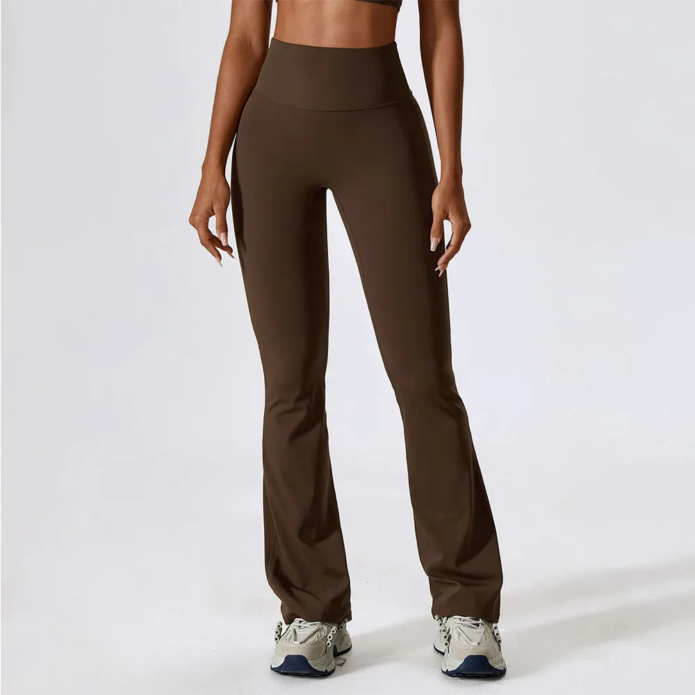 Flare Leggings for Women - High Waist Wide Leg Yoga Pants with Flared Design | Gym, Fitness, Dance & Workout | Perfect for Yoga, Latin Dance, Running & Casual Wear