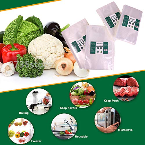 BPA Free Vacuum Sealer Bags - 100 Precut 6