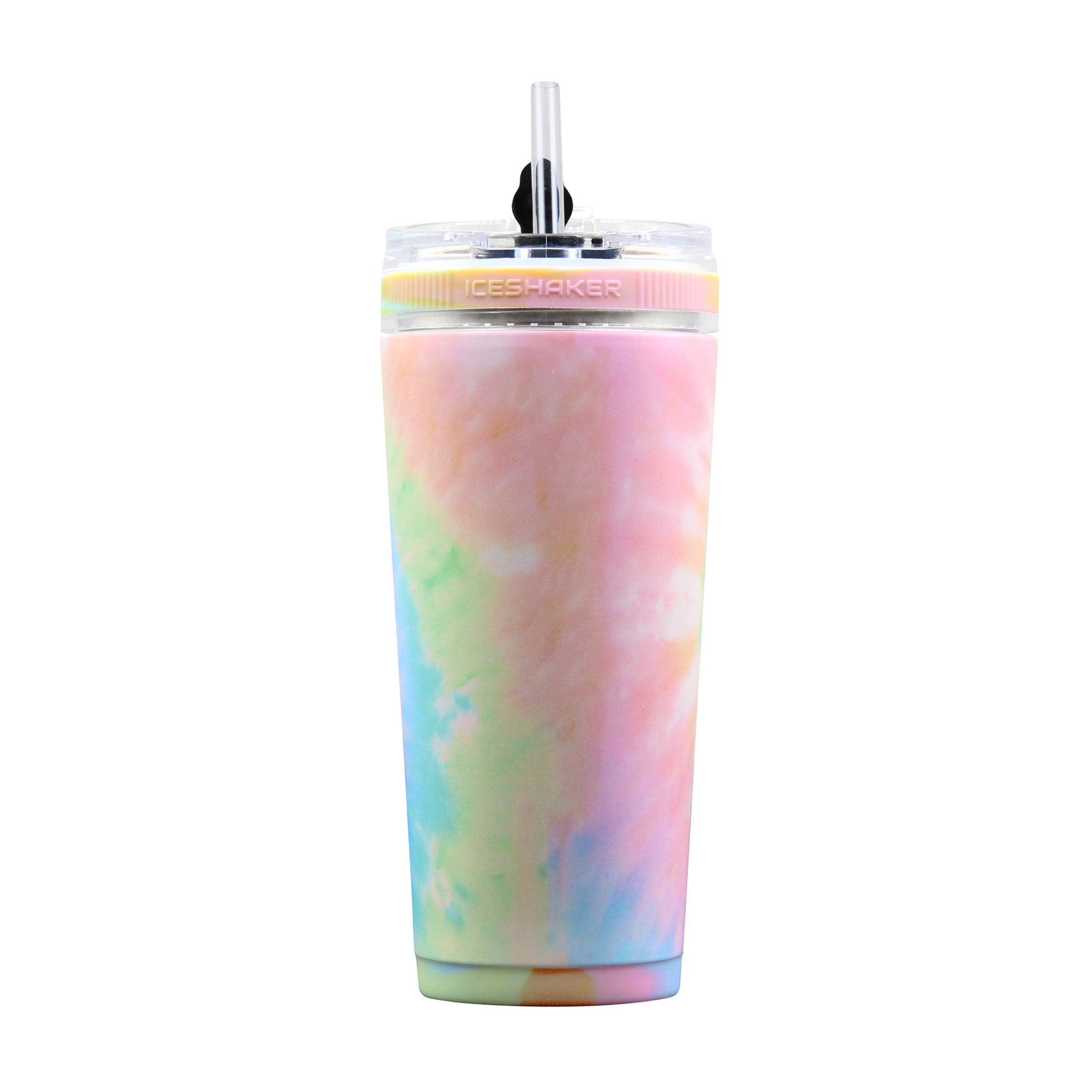 26oz Flex Bottle - Cotton Candy Tie Dye Design | Leak-Proof & Reusable Water Bottle for Gym, Hiking & Outdoor Activities