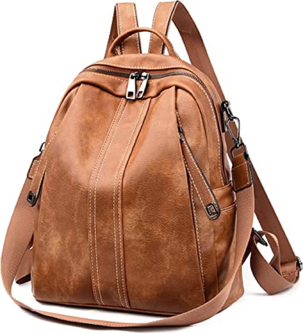 LAVISHOR Women's Fashion Backpack Purse - PU Leather Multipurpose Shoulder Bag & Handbag for Travel, College, Work | Vegan Leather Casual Backpack for Women & Girls | Perfect for Daily Use, Commuting, and Weekend Getaways