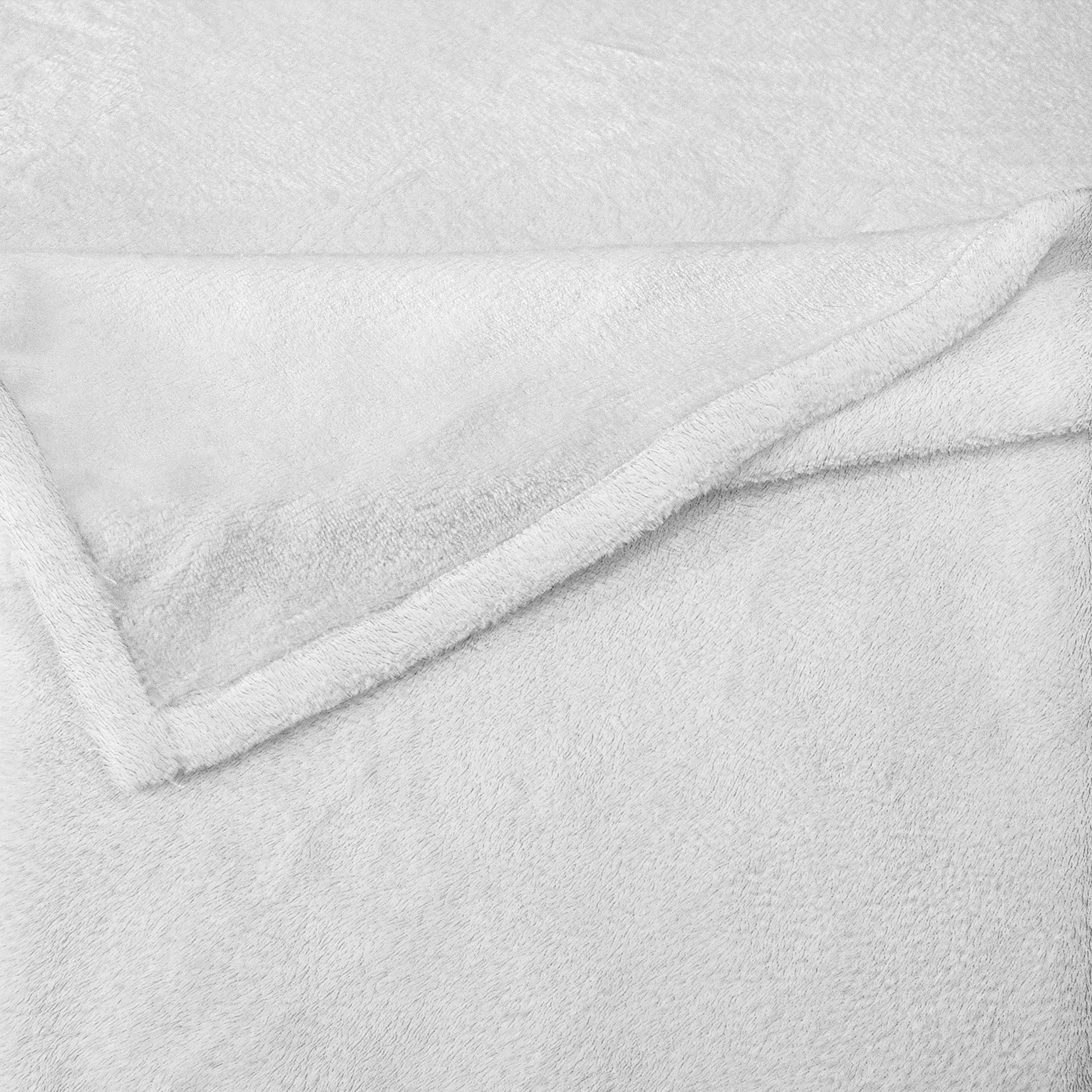 Ambesonne Floral Throw Blanket - Soft Fleece Peony Camellia Rose Orchid Carnation Eucalyptus Pastel Design, 60