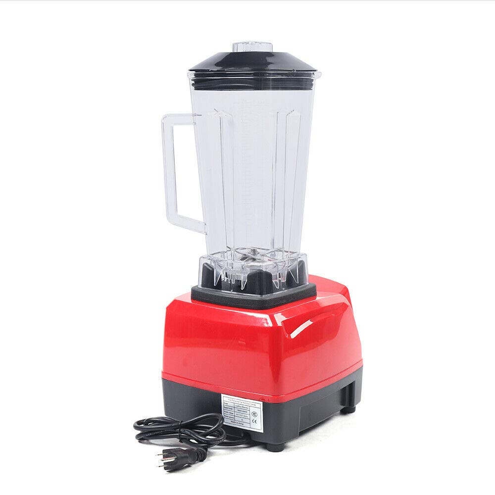 **Powerful 1500W Smoothie Blender - Heavy Duty Countertop Blender with 6 Stainless Steel Blades & Variable Speed Control - Perfect for Green Smoothies, Milkshakes, Ice Crushing, Hot Soup, Juice Making - Ideal for Home, Kitchen, Gym & Healthy Lifestyle (Red)**