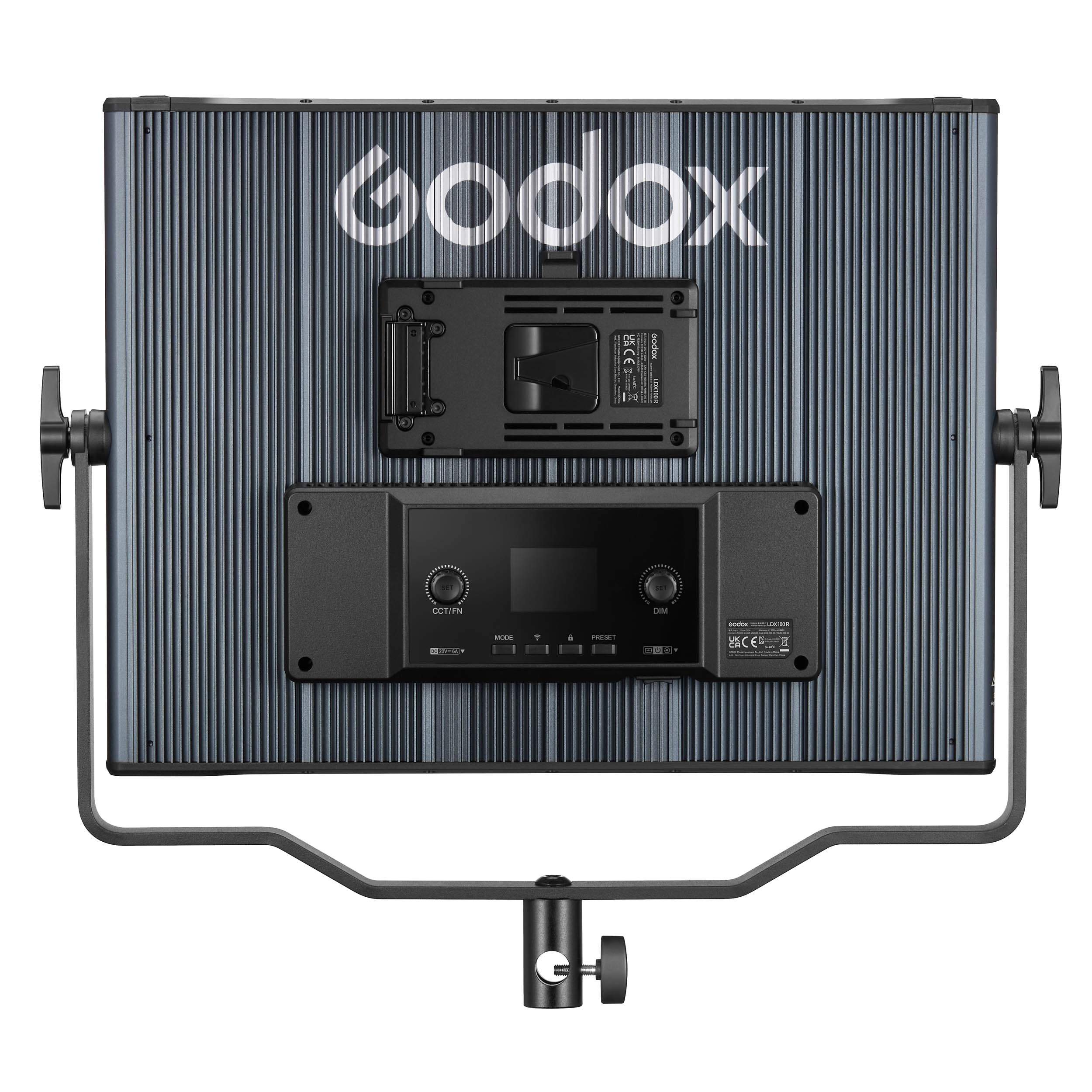 GODOX LDX100R RGBWW LED Panel Light with Barndoor - Professional Studio Lighting for Photography, Videography & YouTube Videos