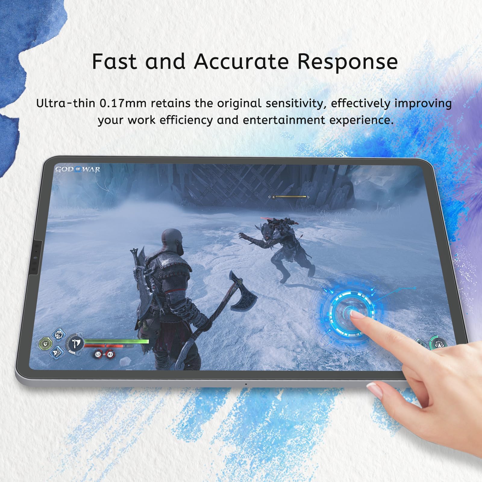 MOBDIK 2 Pack Paperfeel Screen Protector for iPad Pro 11 (2022/2021/2020/2018) & iPad Air 5th/4th Gen (10.9