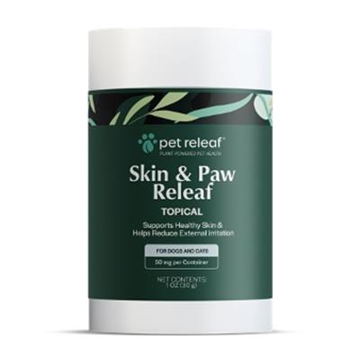 Pet Releaf Skin & Paw Relief Topical Ointment for Dogs & Cats - Soothes Dry, Itchy Skin & Promotes Healing - Perfect for Hot Spots, Allergies & Minor Wounds