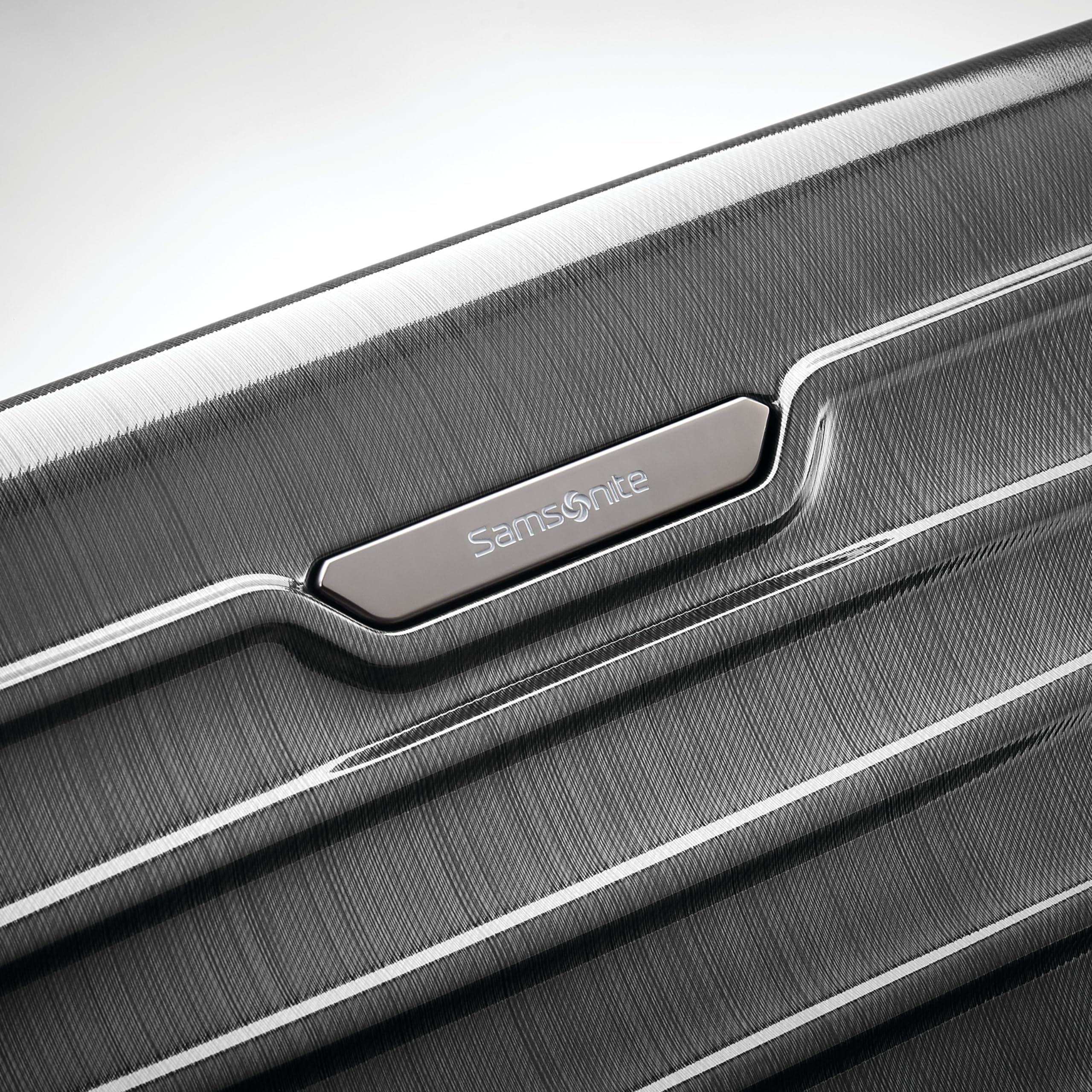 Samsonite Stryde 2 Hardside Expandable Luggage with Double Spinner Wheels | Carry On Spinner Suitcase | Brushed Graphite | Perfect for Business Travel & Weekend Getaways
