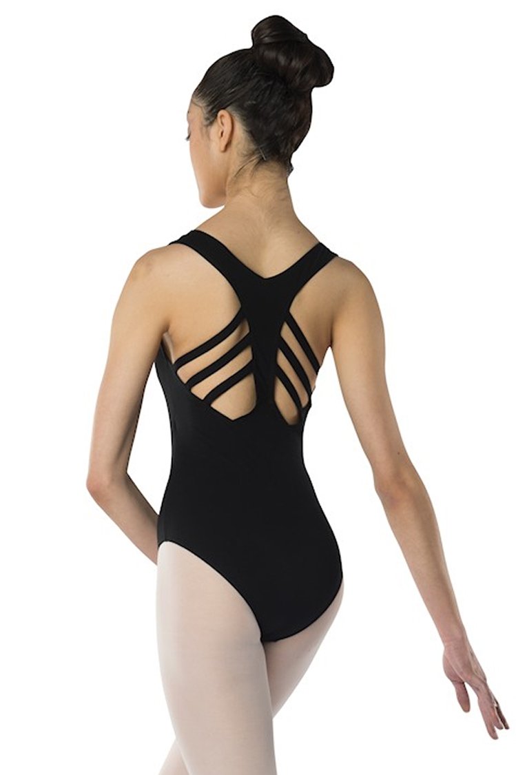 Flattering Fishbone Back Strap Leotard for Women - Dance, Yoga & Performance Wear - Stretchable Ballet Bodysuit for Comfort & Style