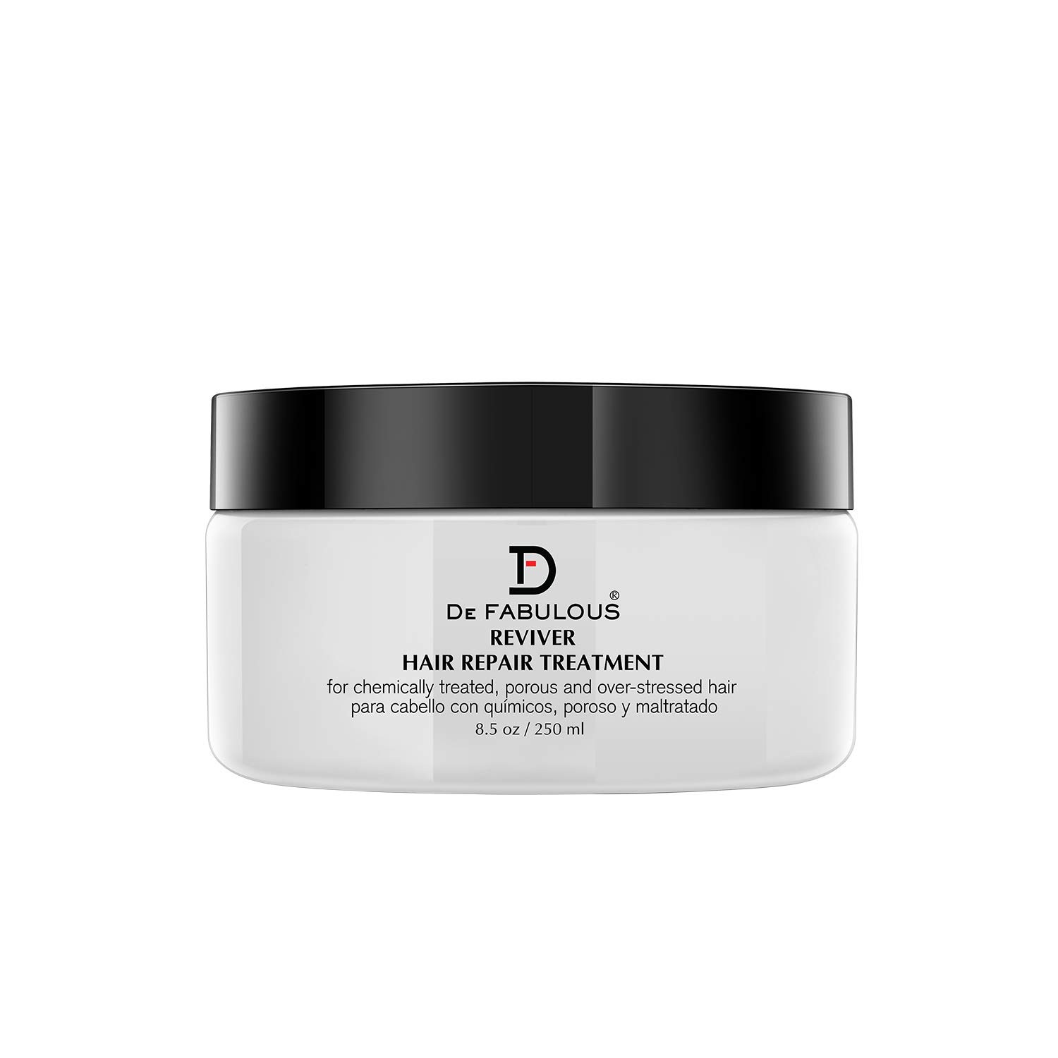 De Fabulous Reviver Hair Repair Treatment - 8.5 oz Deep Conditioning Mask for Damaged Hair - Salon Quality Treatment for Dry, Brittle Hair at Home | Perfect for Post-Color Care & Weekly Hair Rejuvenation