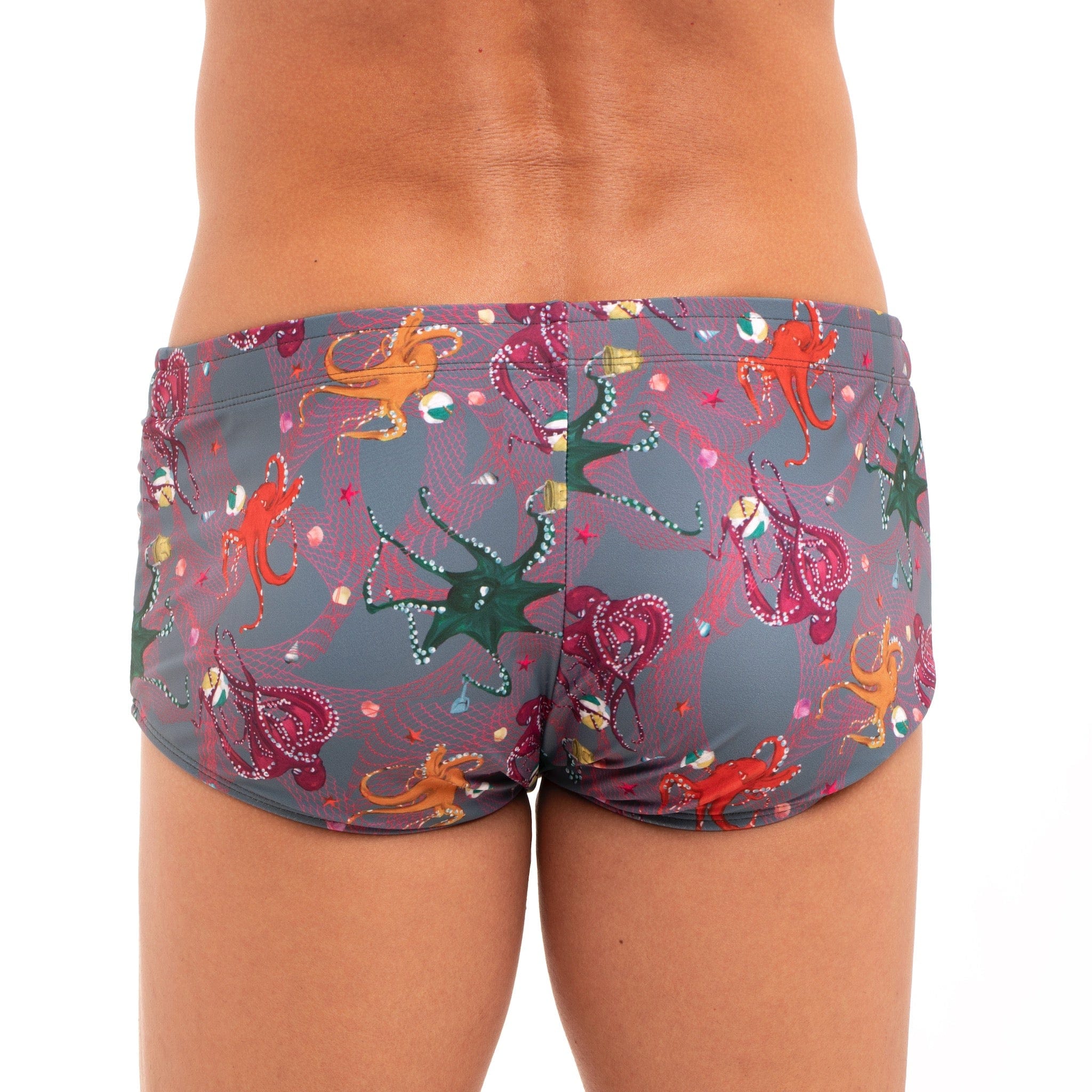 Men's Quick-Dry Octopus Print Swim Trunks - Comfortable Beach Shorts for Swimming, Surfing & Summer Vacations