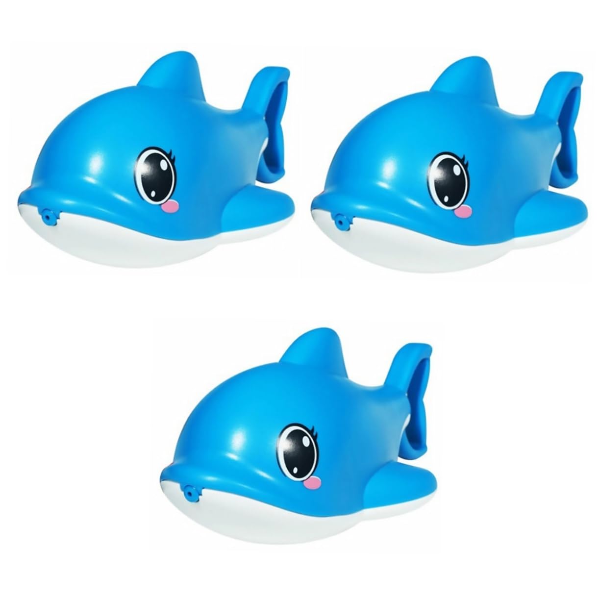 UPKOCH 3 Pack Water Spray Bath Toys for Kids - Fun Squirt Bathing Toys for Toddlers & Babies - Blue Color - Perfect for Pool, Beach & Bathtime Play