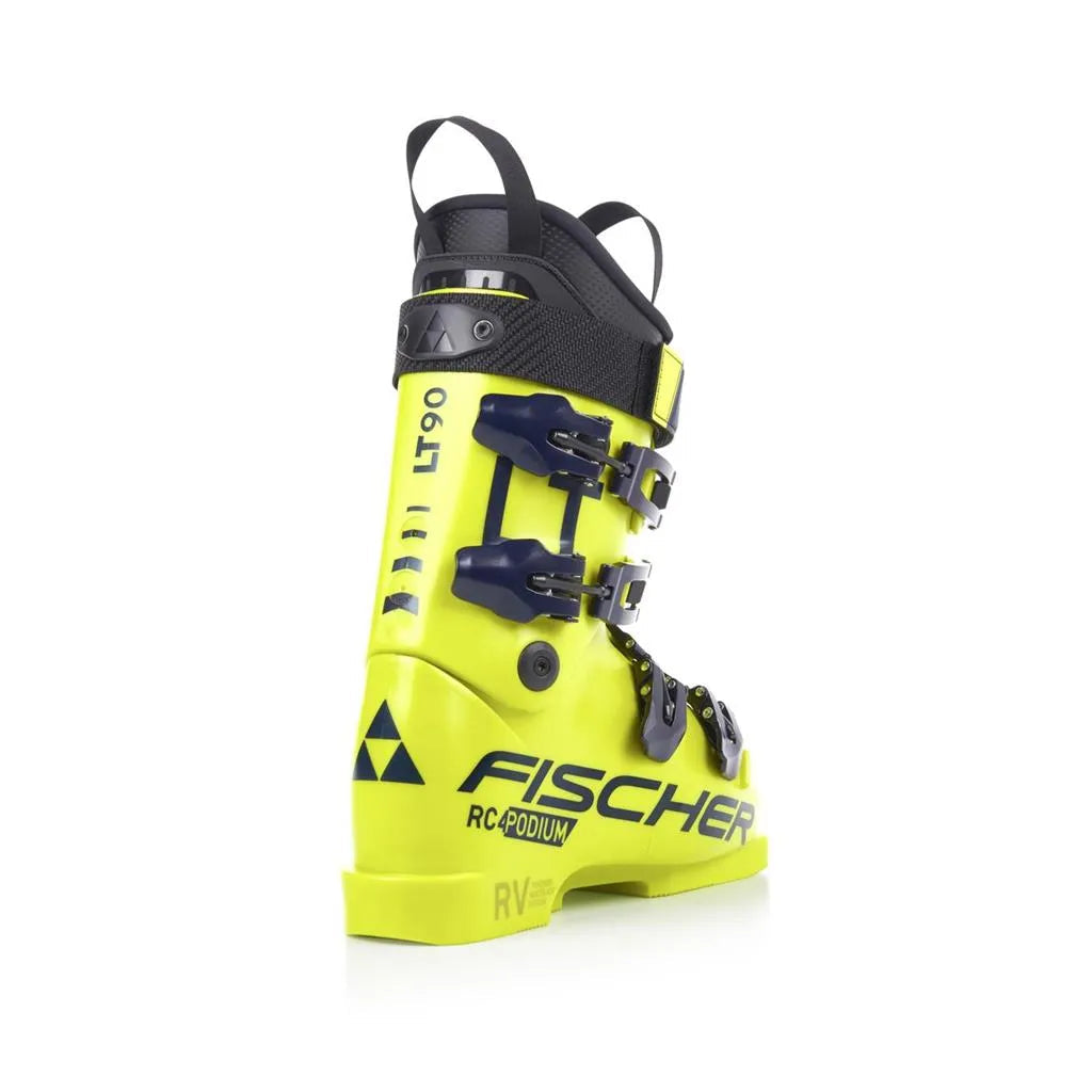 Fischer RC4 Podium LT 90 Junior Ski Boots 2026 - High-Performance Alpine Ski Boots for Kids & Youth - Perfect for Racing, Training & All-Mountain Skiing