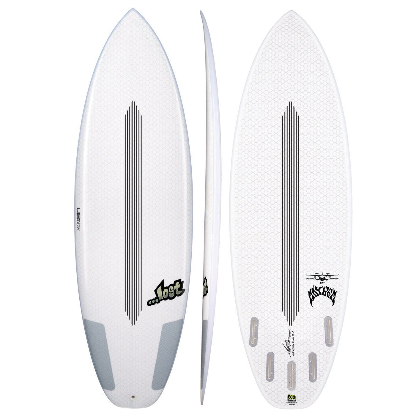 Libtech Lost Puddle Jumper HP 6'0 Surfboard - Future Fins Compatible | High Performance Shortboard for All Wave Conditions | Perfect for Beach Breaks, Small Waves & Daily Surfing Sessions