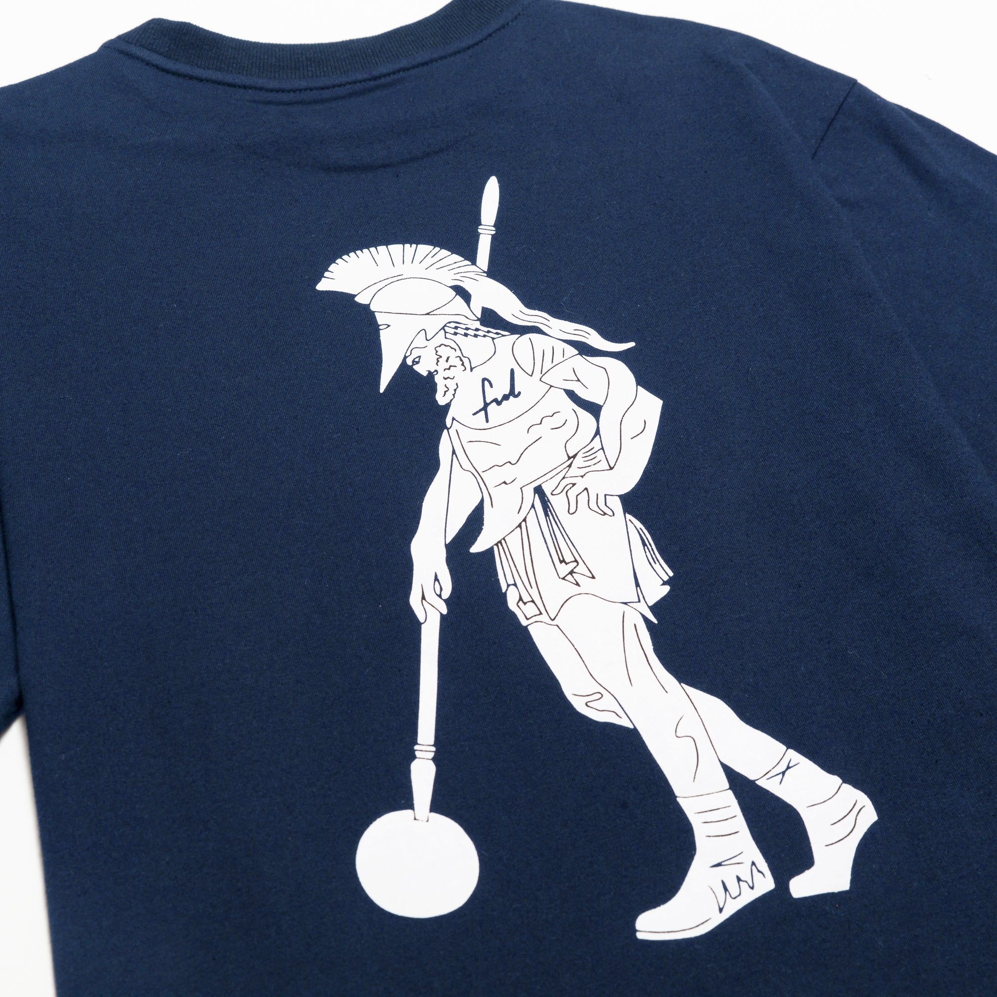 Chrystie NYC x Soho Warriors SWFC FNL Warrior T-Shirt - Navy Blue Graphic Tee for Streetwear & Urban Fashion