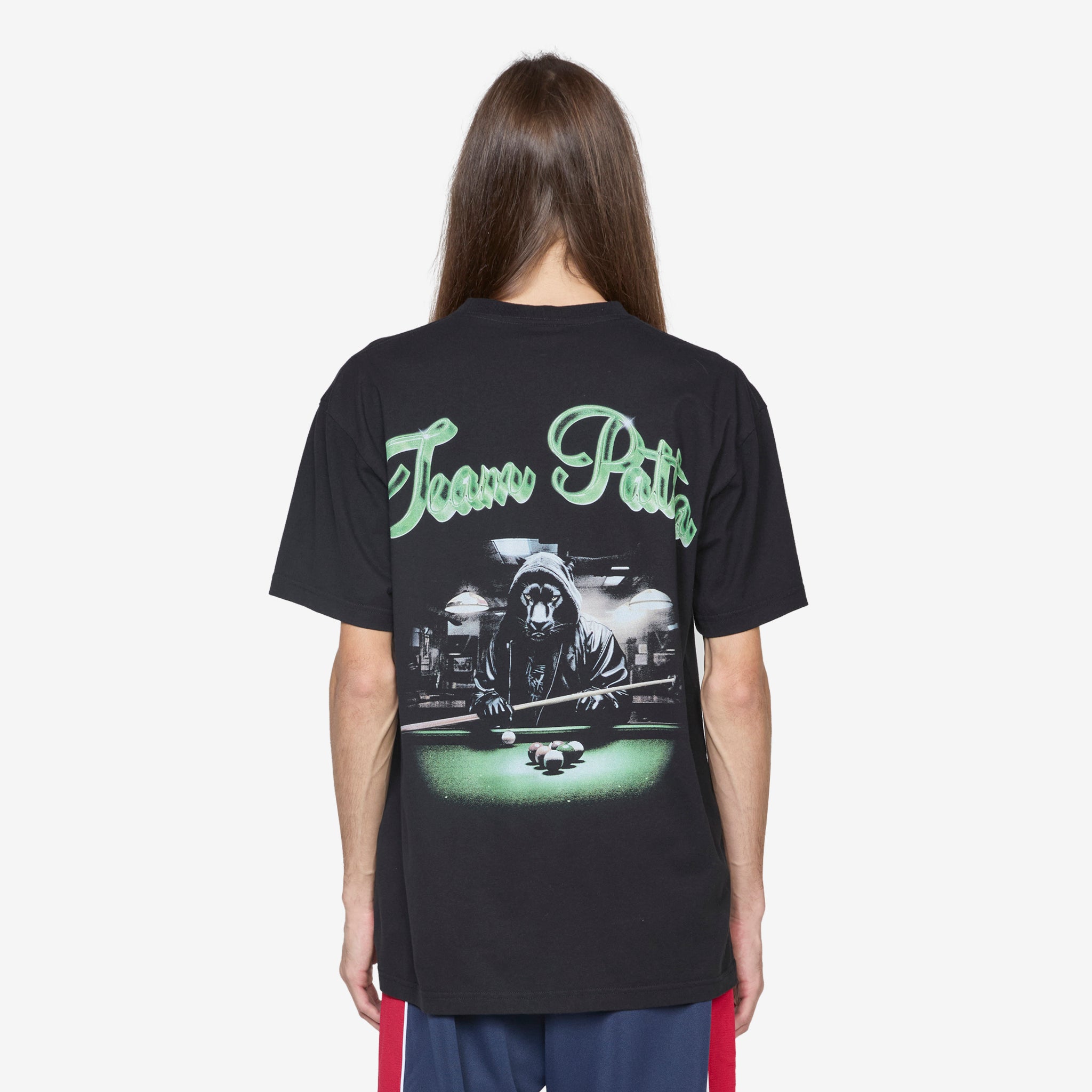 Billiard T-Shirt for Men - Black Pool Player Tee - Comfortable Cotton Shirt for Casual Wear & Billiards Enthusiasts