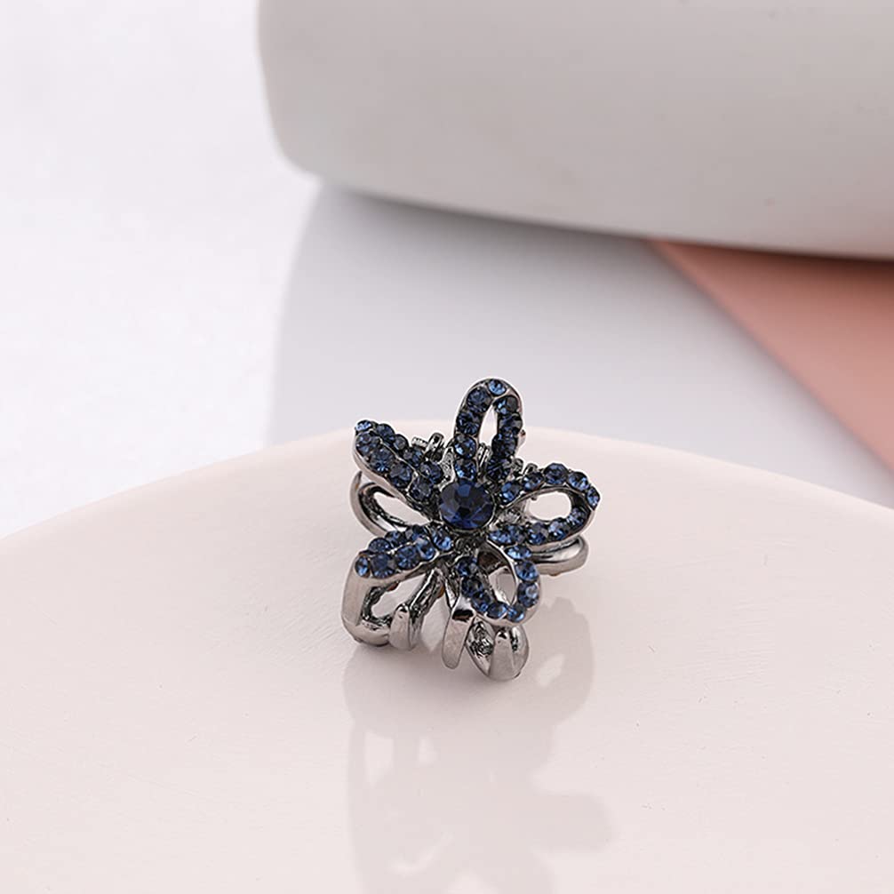 Sparkling Rhinestone Hair Claw Clip - Elegant Small Metal Hair Clips with Crystal Stones for Women & Girls | Perfect for Parties, Weddings, and Everyday Hair Styling