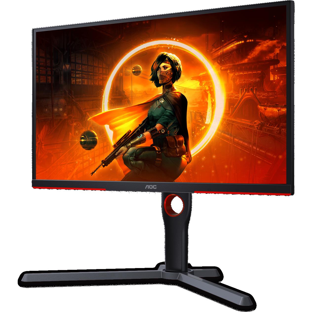 AOC 25G3ZM 24.5 Inch Full HD 240Hz Gaming Monitor - Fast Response, G-Sync Compatible for Competitive Esports & Smooth Gameplay