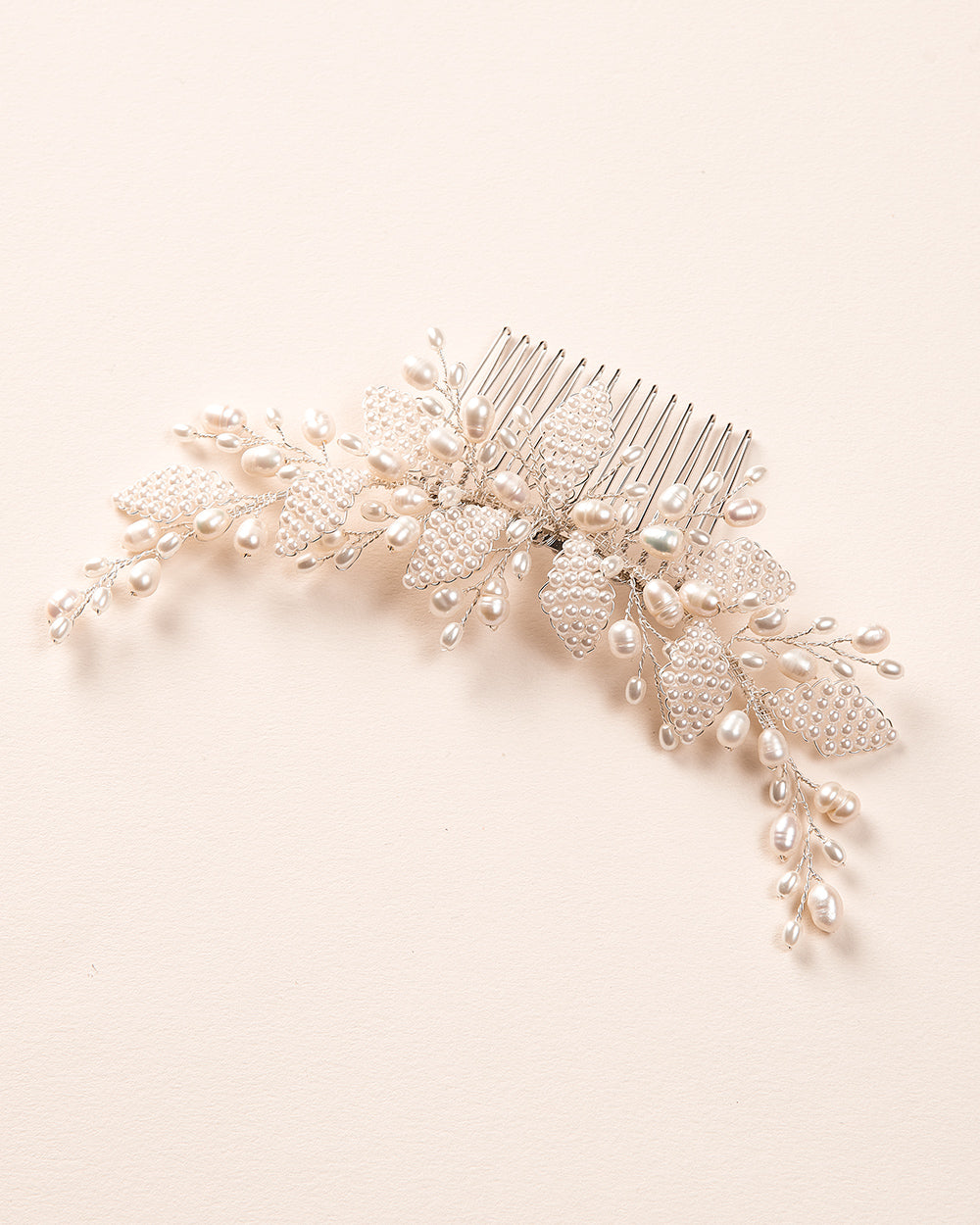 Lottie Pearl Headpiece - Elegant Bridal Hair Accessory for Weddings, Prom & Special Occasions | Vintage-Inspired Pearl Hairpin for Women