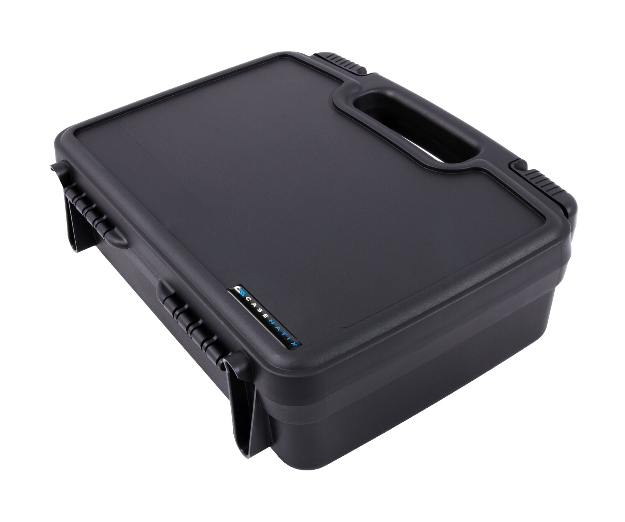 CASEMATIX Rock Collection Travel Case - 30 Slot Rock Storage Box with 2 Pre-Cut Foam Trays, Customizable Foam Sections for Crystal Protection | Perfect for Geology Field Trips, Mineral Collecting & Travel Organization