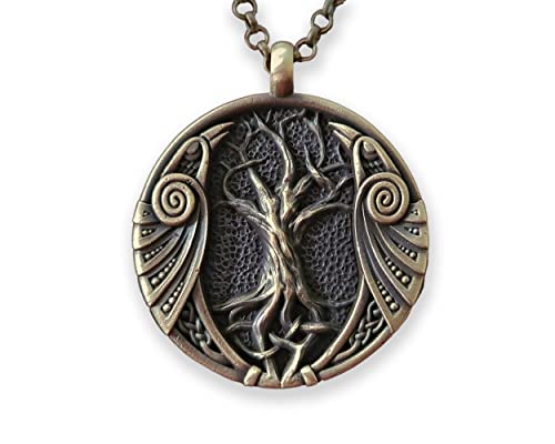 Yggdrasil Pendant V7 - Brass