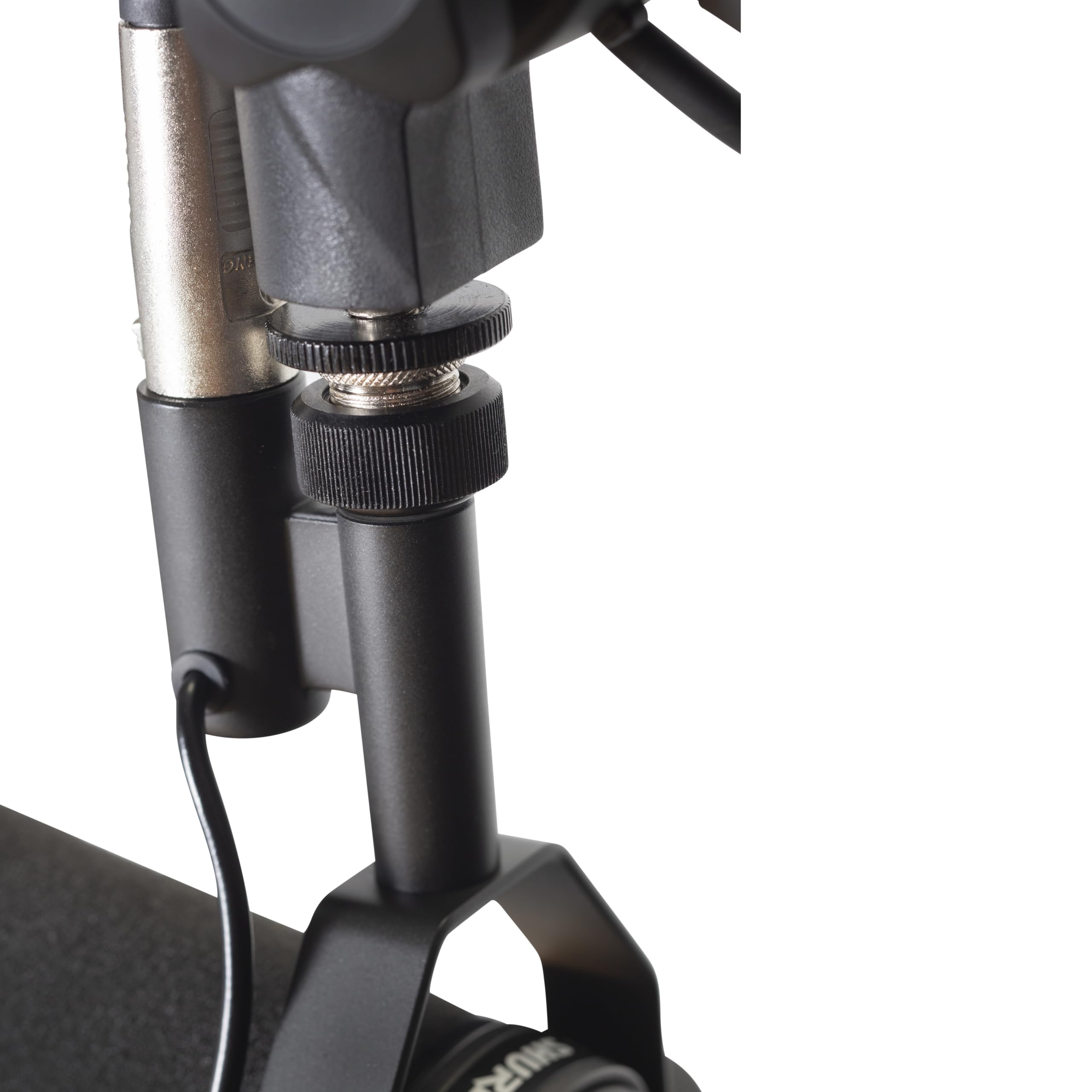 Gator Frameworks GFWBCBM3000 Deluxe Desk-Mounted Broadcast Microphone Boom Stand - Adjustable XLR Mic Arm for Podcasting, Streaming, Voice Recording & Home Studio Setup - Perfect for Podcasters, Gamers & Content Creators