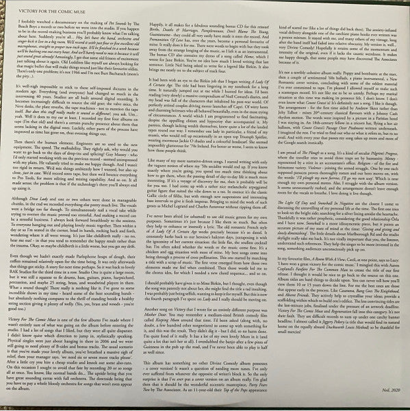 The Divine Comedy - Victory For The Comic Muse LP Album (Remastered, Near Mint Condition) - Perfect for Vinyl Collectors & Music Enthusiasts