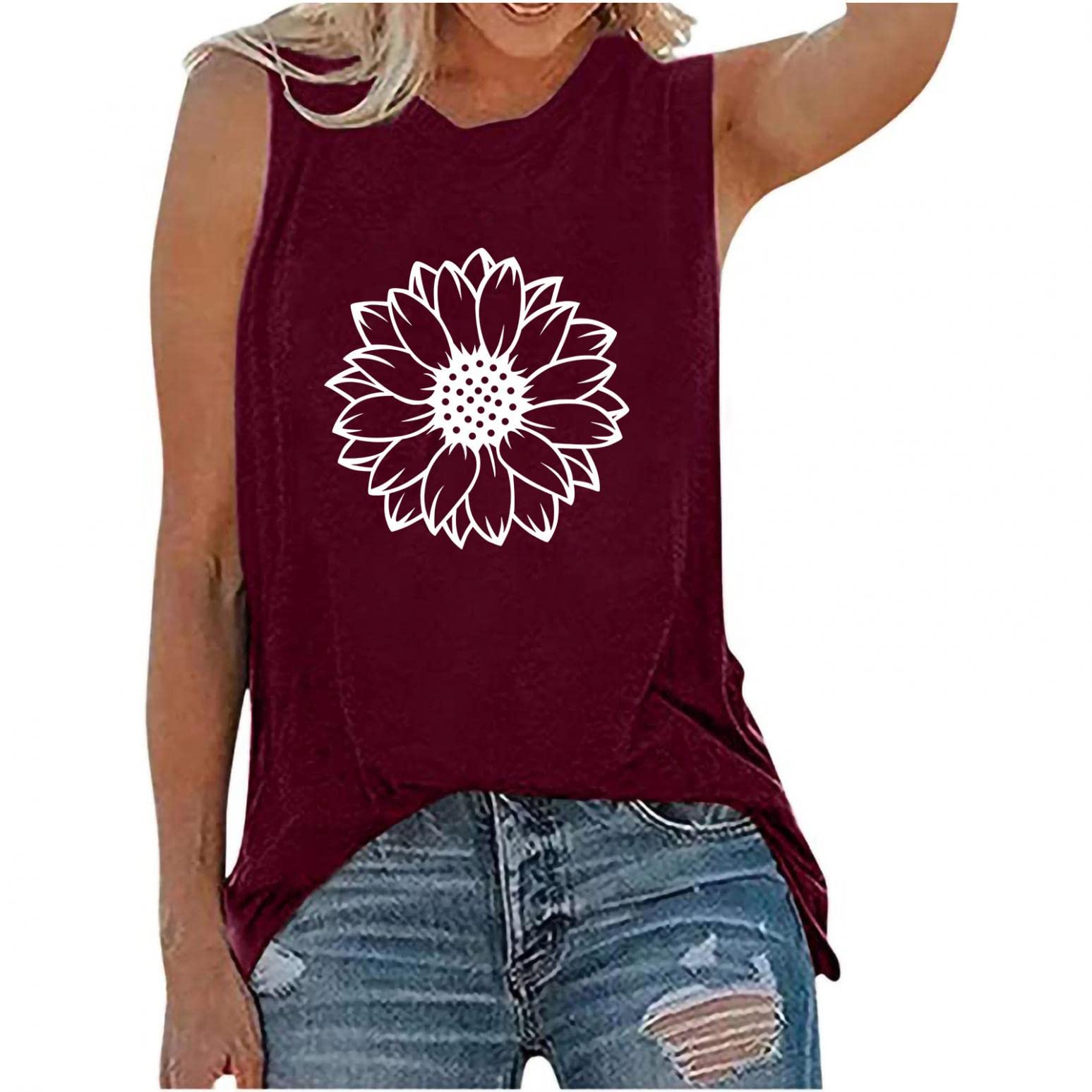 Women's Summer Tank Tops - Breathable Sleeveless Crewneck Basic Shirts for Casual & Dressy Wear | Perfect for Beach, Gym, and Everyday Outfits