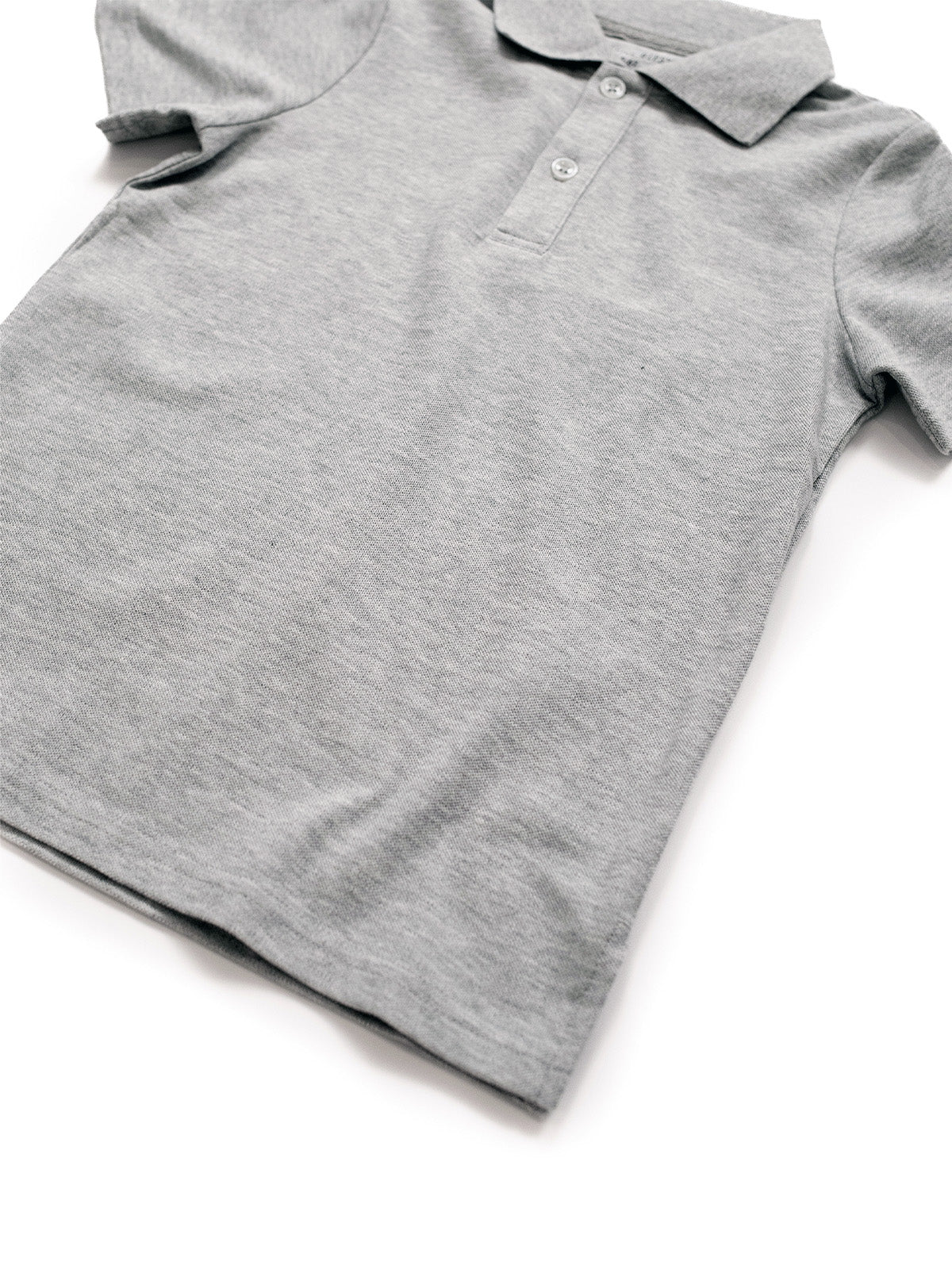 Men's Classic Basic Short Sleeve Polo Shirt - Breathable Cotton, Comfort Fit, Casual & Work Wear - Grey - Perfect for Golf, Office & Everyday Outfits