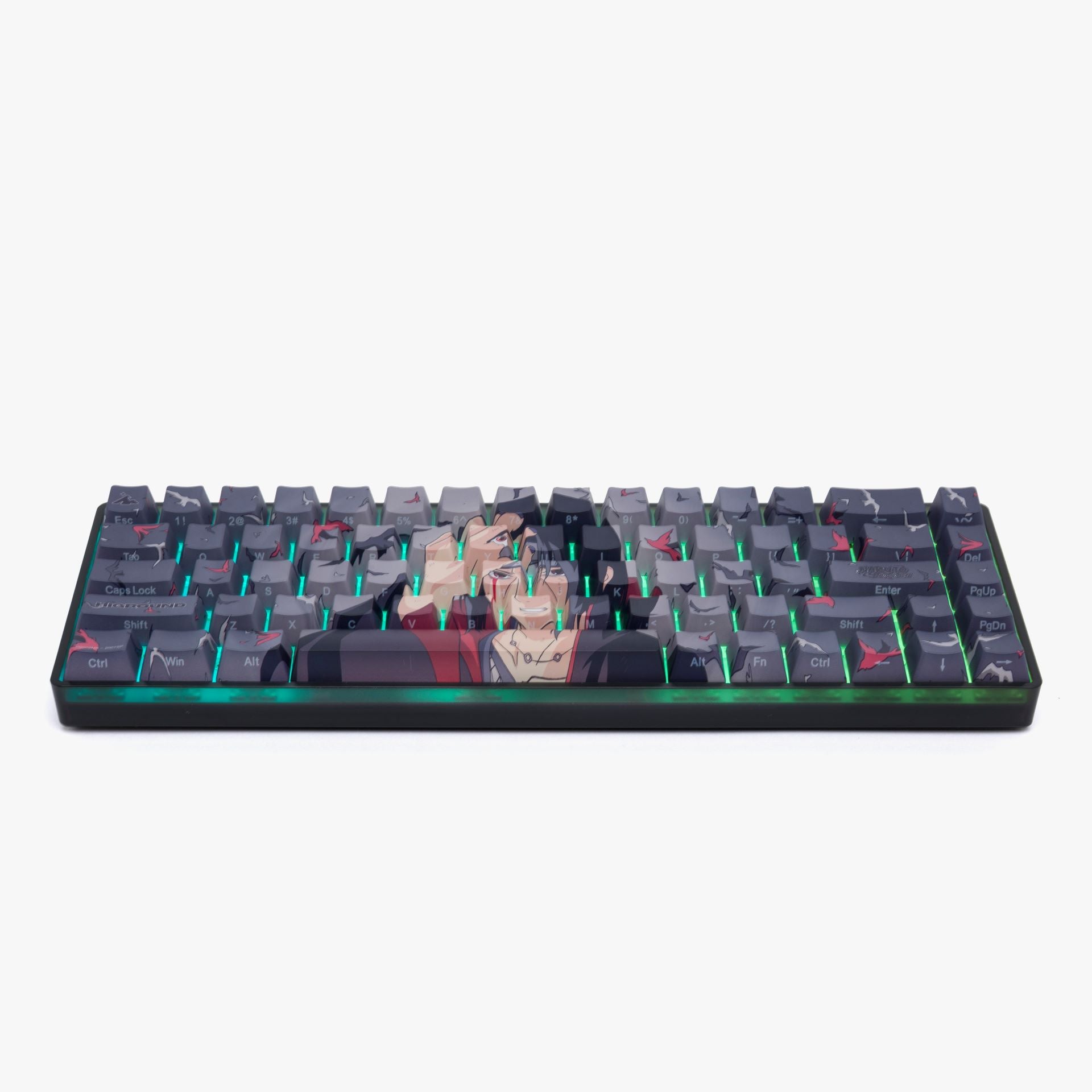 Naruto x HG Basecamp 65HE Mechanical Gaming Keyboard - Itachi Uchiha Limited Edition | Compact 65% Layout for PC & Mac | Perfect for Anime Fans & Typing Enthusiasts