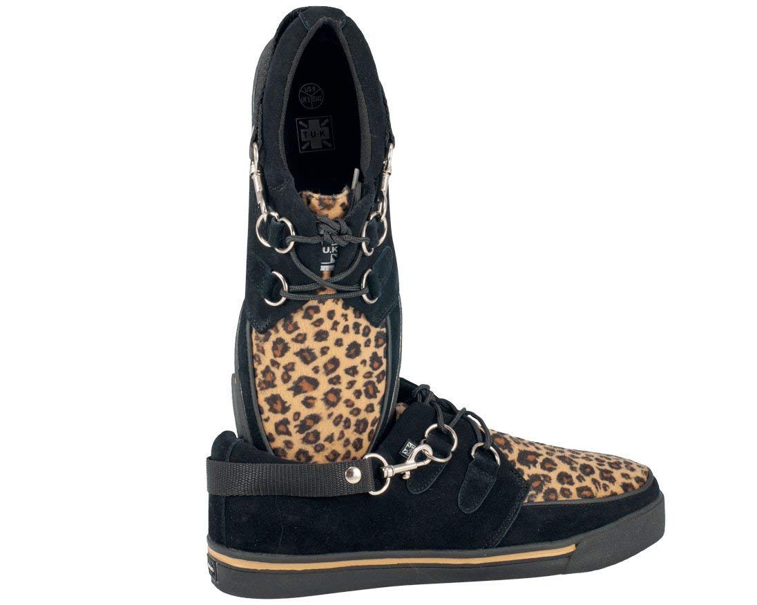 T.U.K. Shoes A6142 Unisex-Adult Leopard Print Sneakers - Comfortable Walking Shoes for Men & Women - Perfect for Casual Wear, Street Style & Everyday Fashion