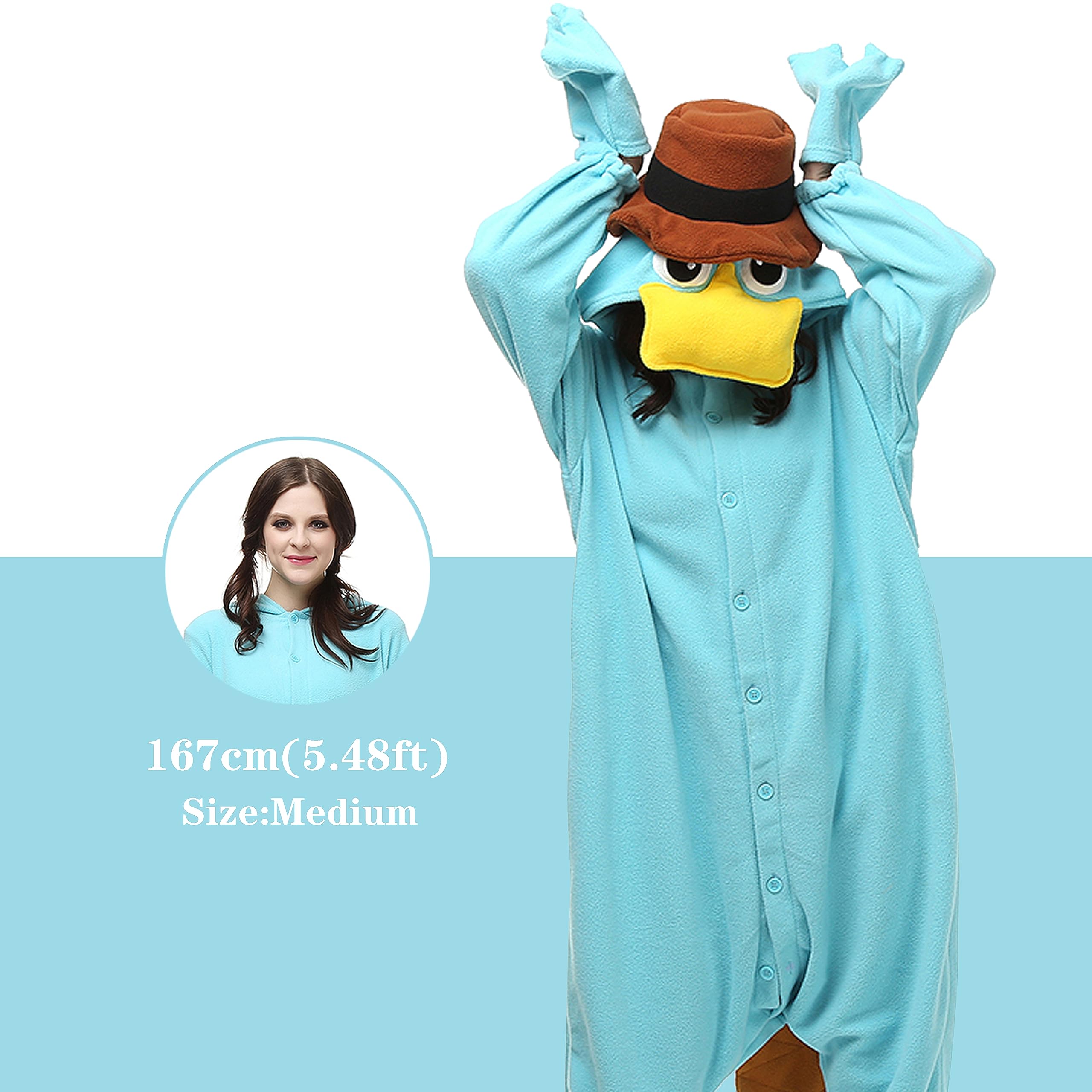 NAITOKE Animal Onesie for Adults - Halloween Costume & Cozy Pajamas | Perfect for Cosplay, Christmas, Sleepwear & Loungewear