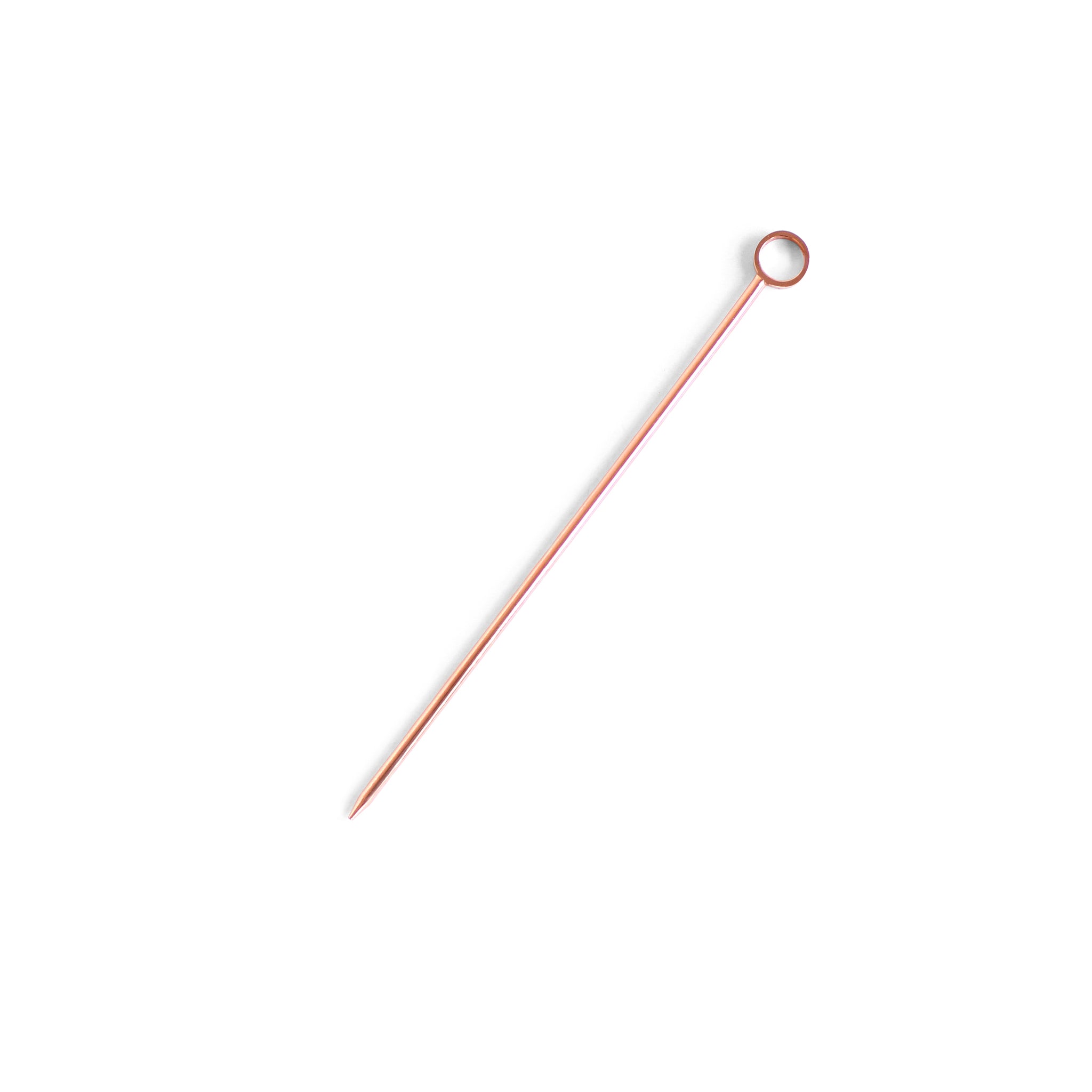 Premium Copper-Plated Cocktail Picks - Set of 12 for Martini Garnish, Appetizer Skewers & Party Drink Decorations
