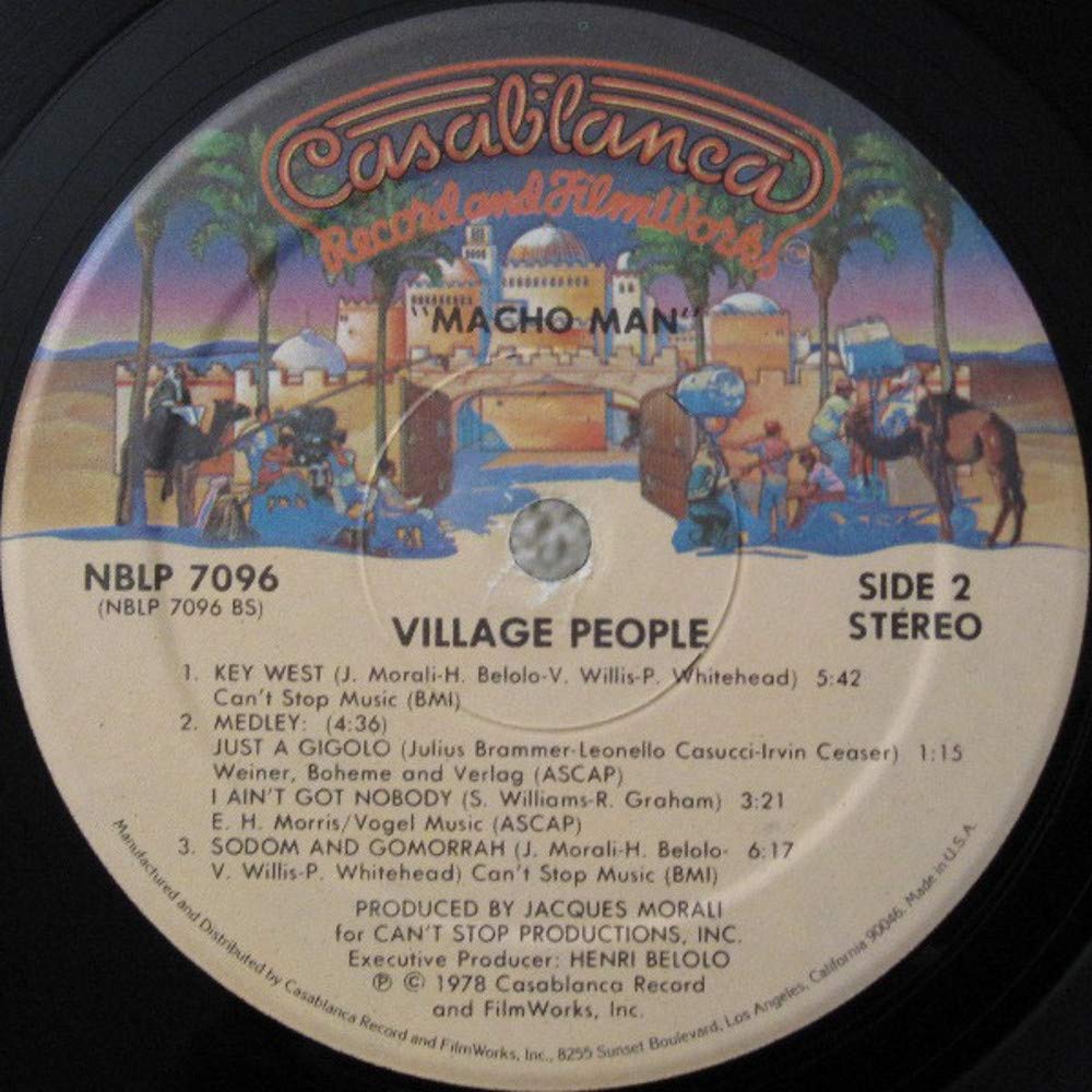 Village People - Macho Man Vinyl Record | Classic Disco Music Collectible | Perfect for Parties, DJ Sets & Retro Music Lovers