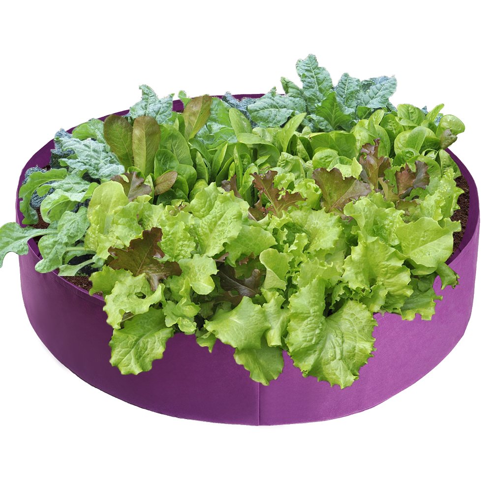 Firlar 100 Gallon Raised Garden Bed - Breathable Felt Fabric Planting Container, Grow Bag Planter Pot for Plants, Flowers, Vegetables | Perfect for Outdoor Gardening, Patio, Balcony & Backyard Planting