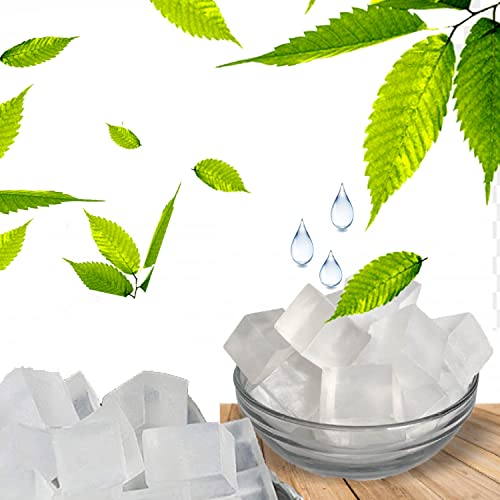 Naturemix Transparent Glycerin Melt and Pour Soap Base for DIY Handmade Soap Making - 1KG (2.2 lbs) Pure Glycine Soap Base - Perfect for Crafting Homemade Soaps, Bath Bombs, and Gift Sets
