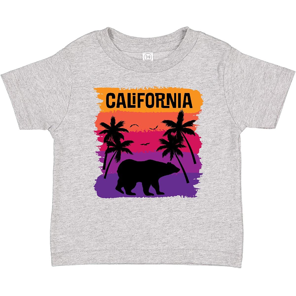 Inktastic California Sunset Vacation Beach Baby T-Shirt - Cute Graphic Tee for Toddlers & Infants - Perfect for Beach Trips, Summer Outings & Family Photos