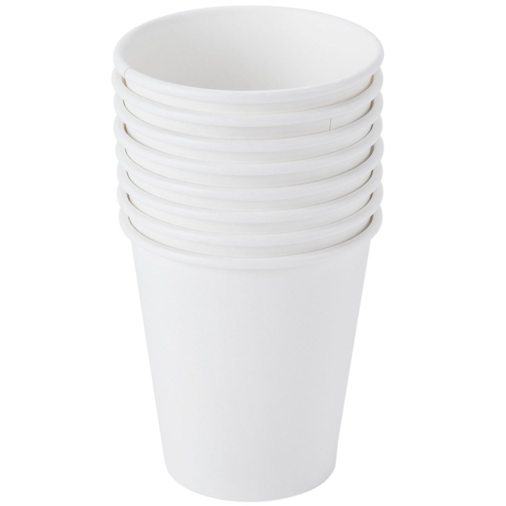 SafePro 12 oz Disposable Paper Coffee Cups - 1000 Pack, White - Eco-Friendly Hot Beverage Cups for Coffee, Tea, Hot Chocolate - Perfect for Offices, Cafes, Restaurants & Events