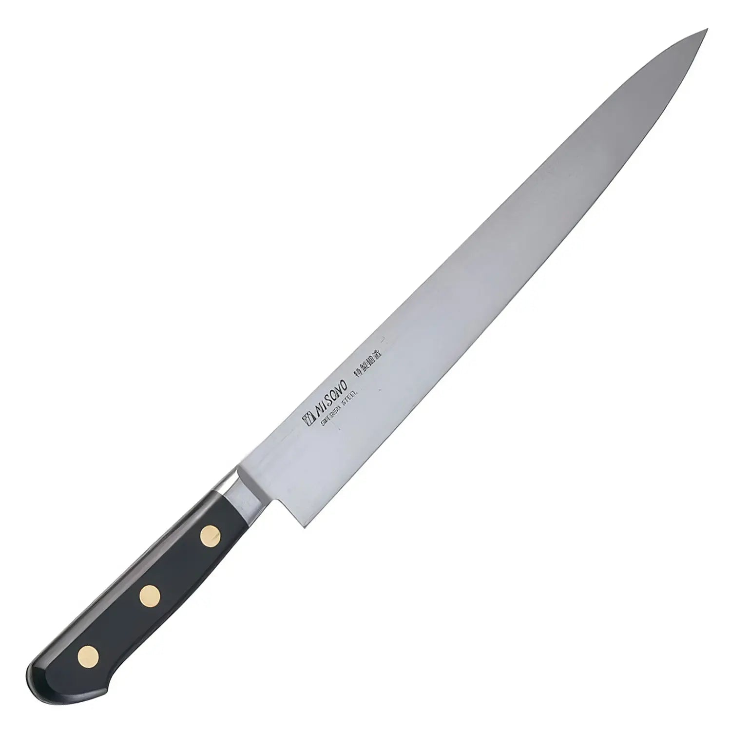 Premium Misono EU Swedish Carbon Steel Sujihiki Knife - Professional Slicing Knife for Sushi, Meat & Delicate Foods - Perfect for Chefs & Home Cooking