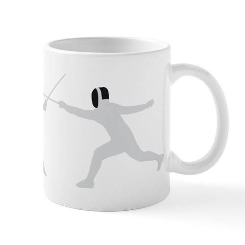 White - Fencing Mug