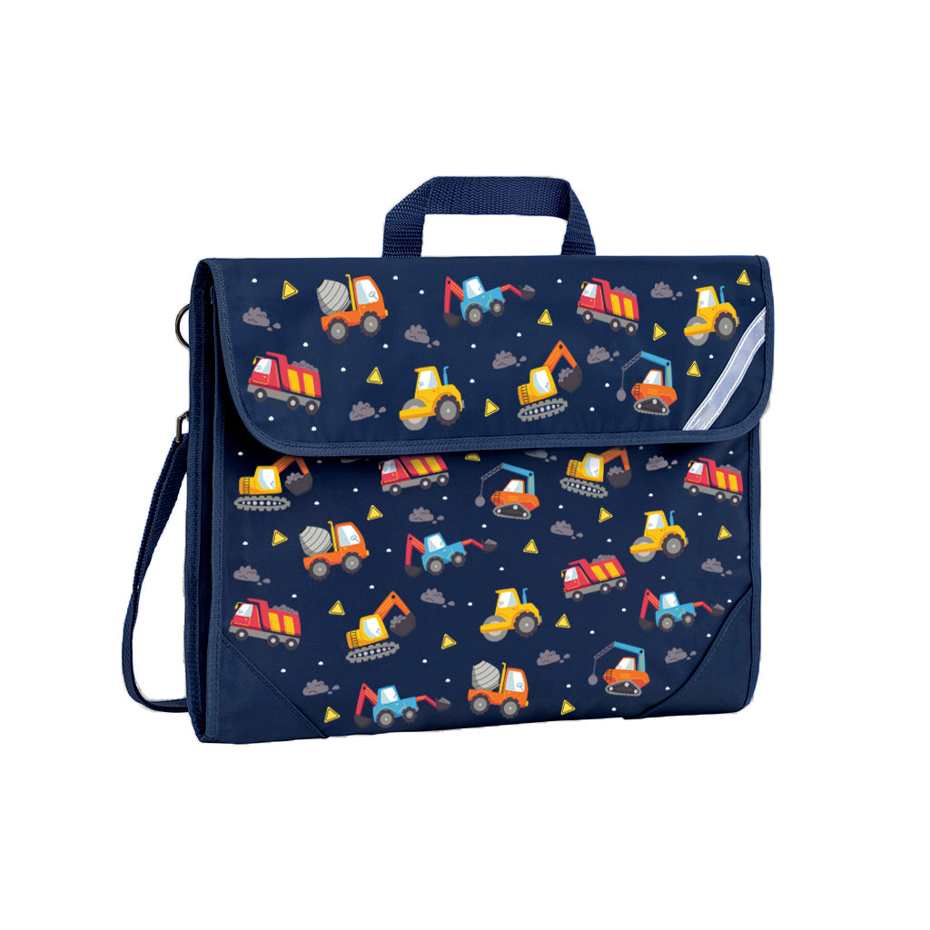 Jumbo Trucks Toy Set - Durable Safety Library Bag for Kids | Perfect for Playtime, School & Travel