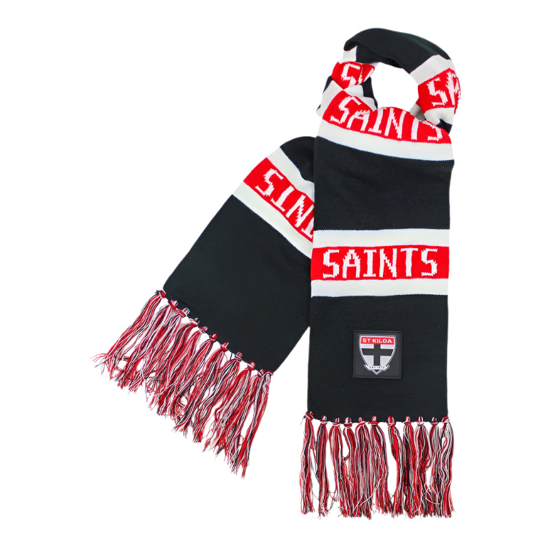 Burley Sekem St Kilda Saints AFL Bar Scarf - Official Team Merchandise for Football Games & Fan Support - Perfect for AFL Matches, Tailgating, and Showing Team Spirit