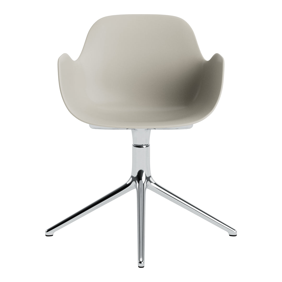 Modern Form Armchair with 4L Swivel Base - Ergonomic Office Chair for Home & Workspace - Perfect for Working, Gaming, and Relaxing