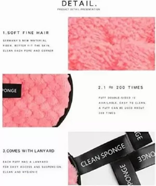 Organic Cotton Pads for Gentle & Chemical-Free Eye Makeup Removal - Hypoallergenic, Reusable & Eco-Friendly - Ideal for Sensitive Skin & Travel Beauty Routine