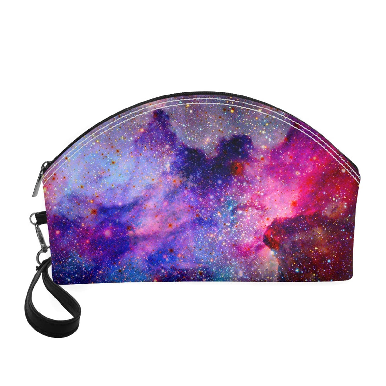 STUOARTE Women's Starry Pattern Cosmetic Bag - Small Travel Makeup Organizer for Coins, Cash & Cosmetics | Perfect for Travel, Shopping & Work | Stylish Gift for Women
