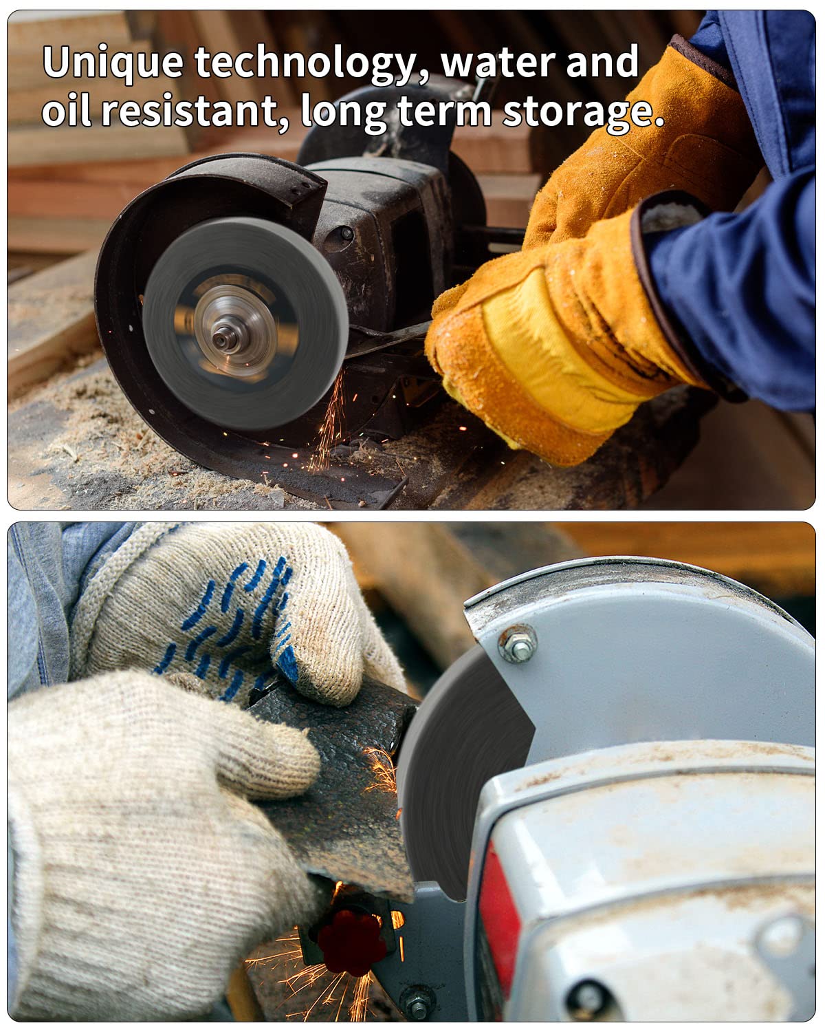 6 Inch Bench Grinder Polishing Wheels - 9P Hardness Buffing Wheels for Metal, Copper & Golf Club Polishing - 180 Grit, 1