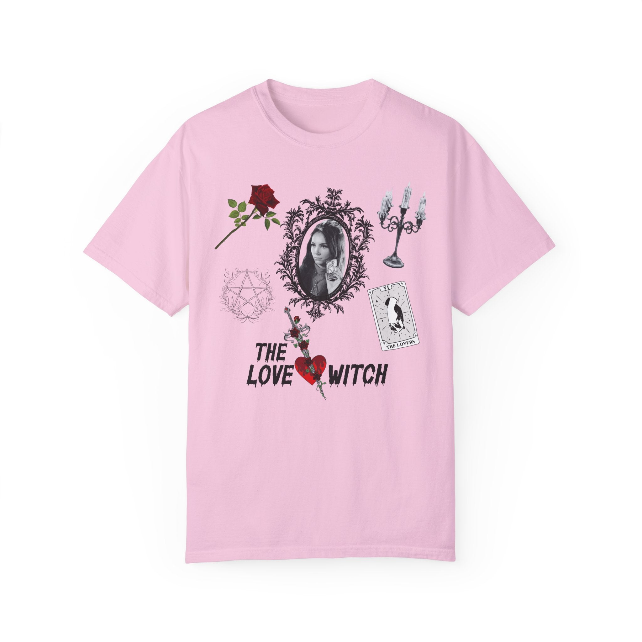 The Love Witch Shirt - Gothic Occult Fashion T-Shirt for Women | Perfect for Halloween, Witchy Aesthetic & Dark Academia Outfits